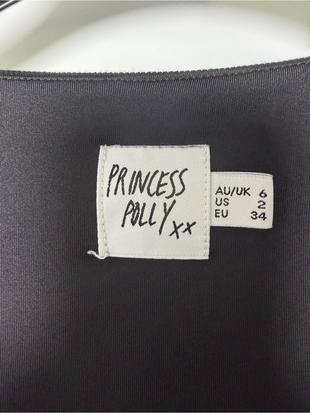 Princess Polly Black Long Sleeve Open Back Maxi Dress US 2 homecoming formal - Picture 4 of 12